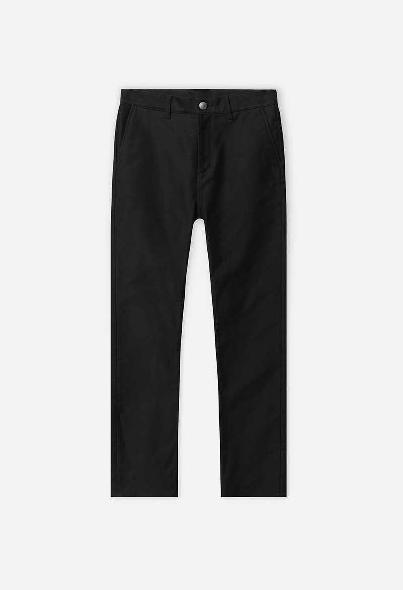 HIGH RISE STRAIGHT MOLESKIN PANT 1