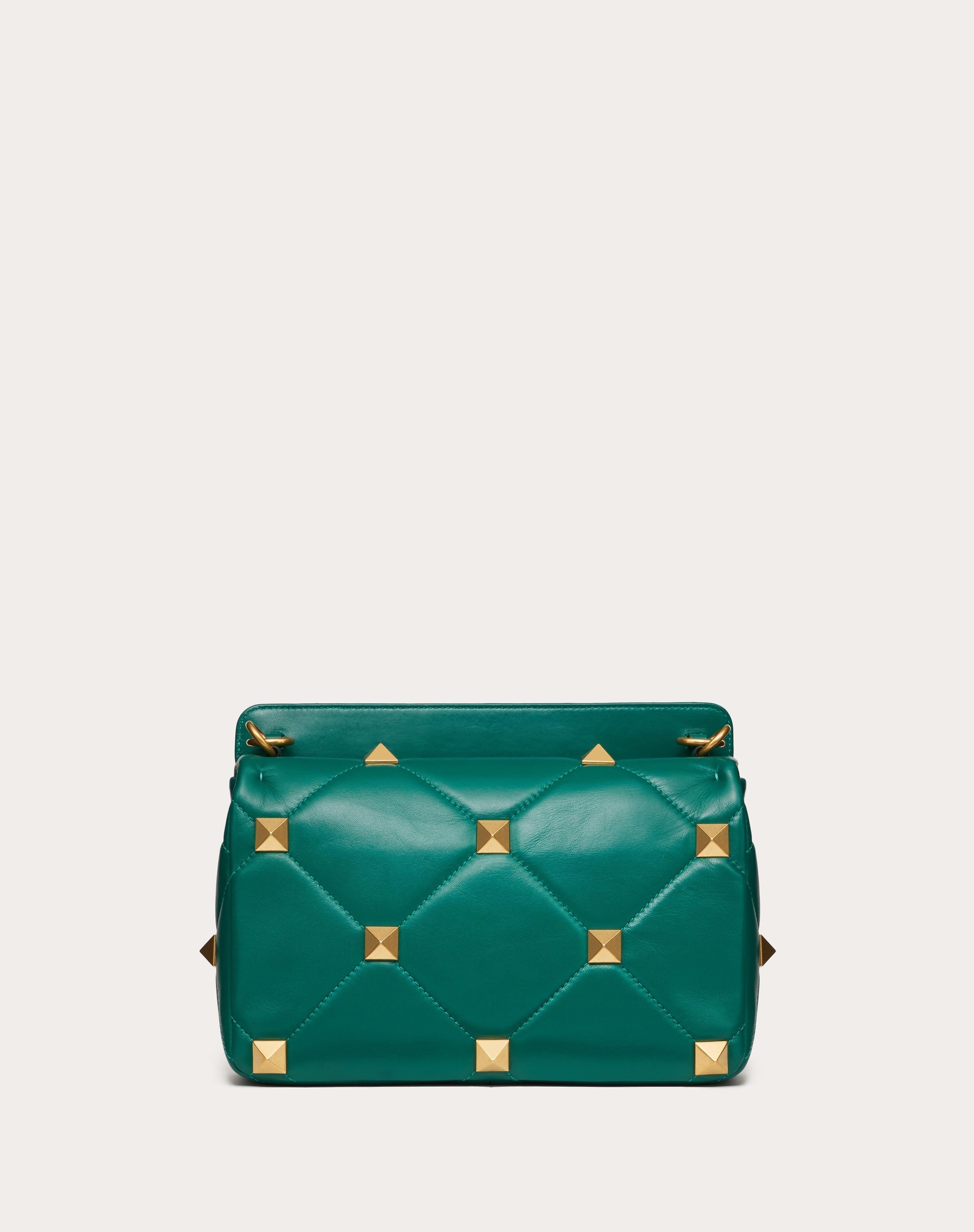 LARGE ROMAN STUD THE SHOULDER BAG IN NAPPA WITH CHAIN - 3