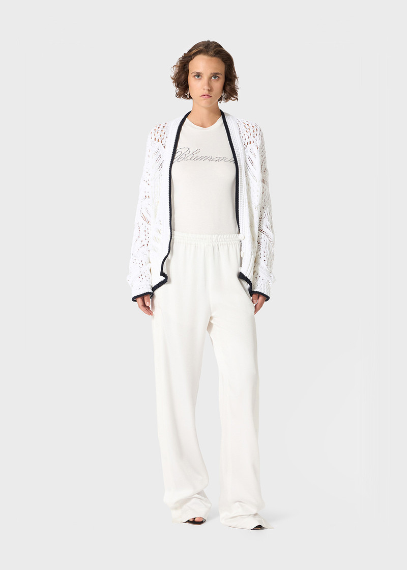 Blumarine OPENWORK COTTON CARDIGAN outlook