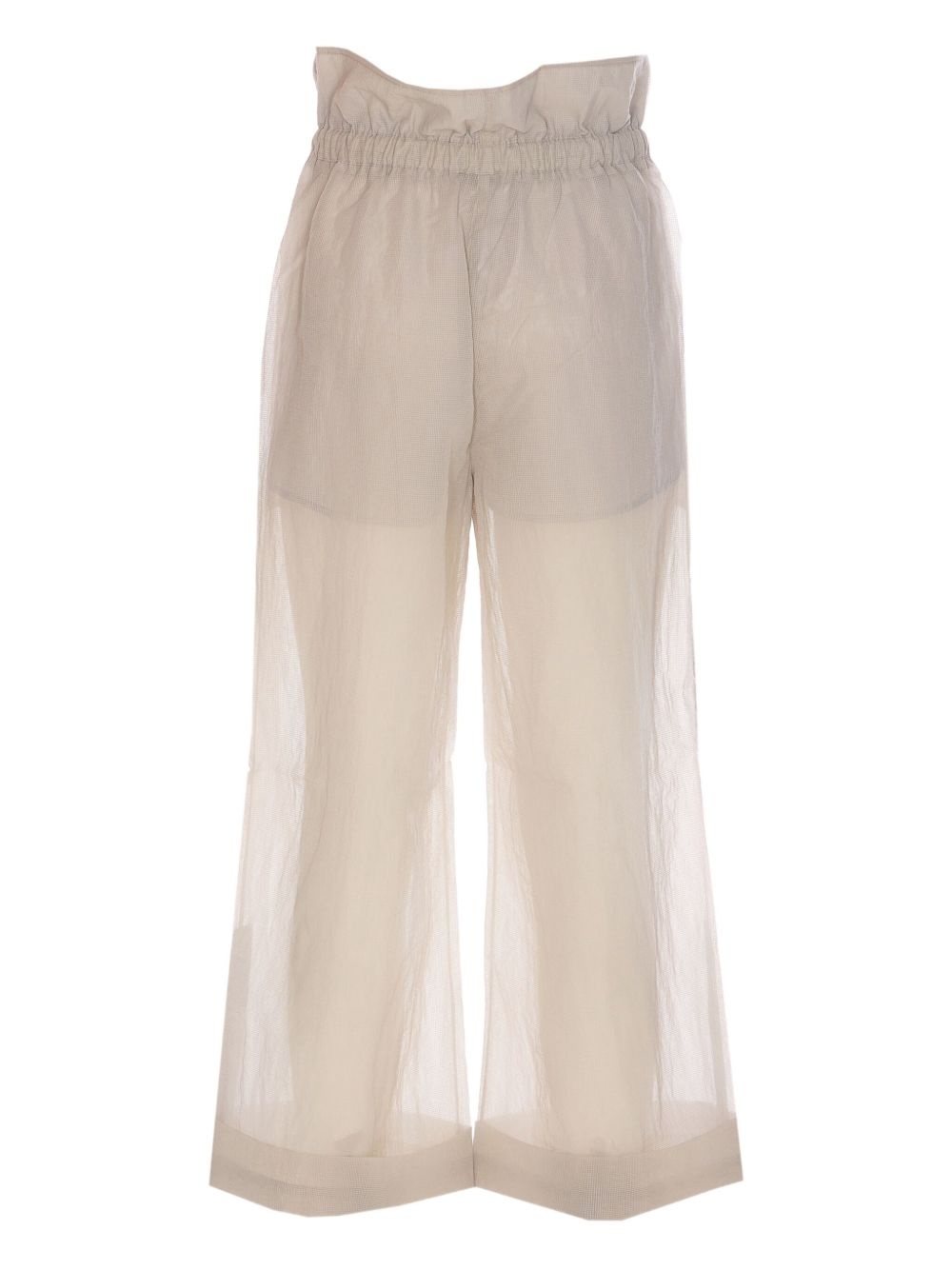 drawstring straight-leg trousers - 2