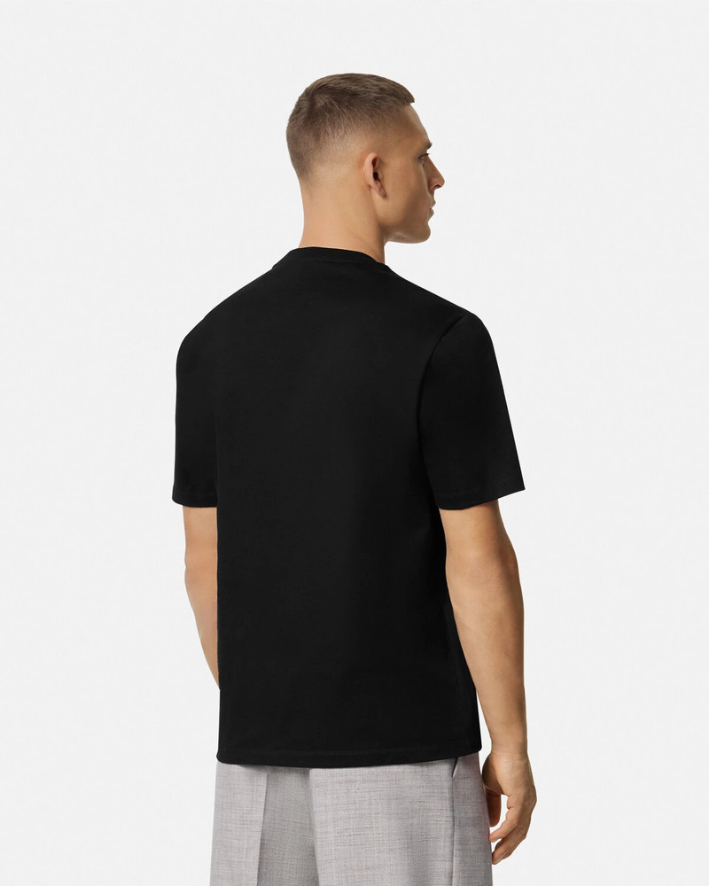 Embroidered University Coral T-Shirt 5