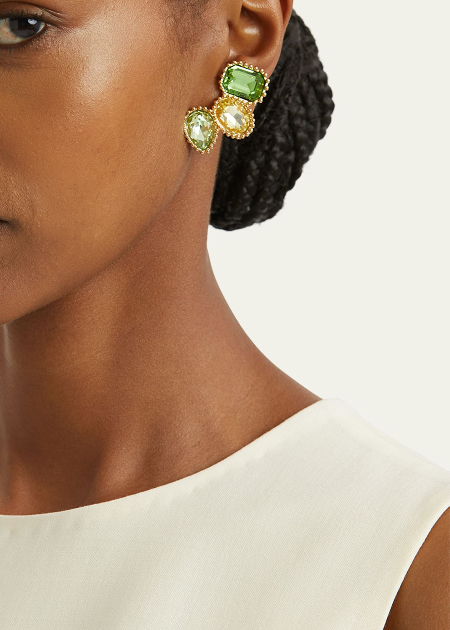 Crystal Climber Earrings - 2