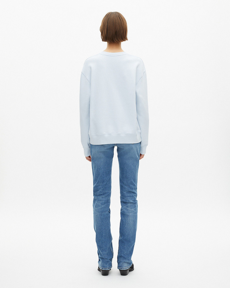 SWEATHSHIRT WITH LIGHT BLUE SCREEN PRINT 3