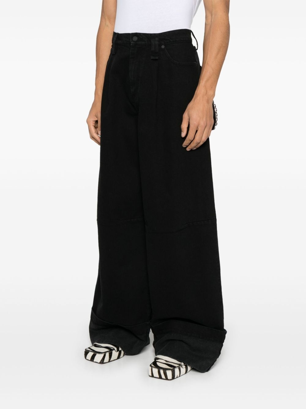 wide-leg jeans - 3