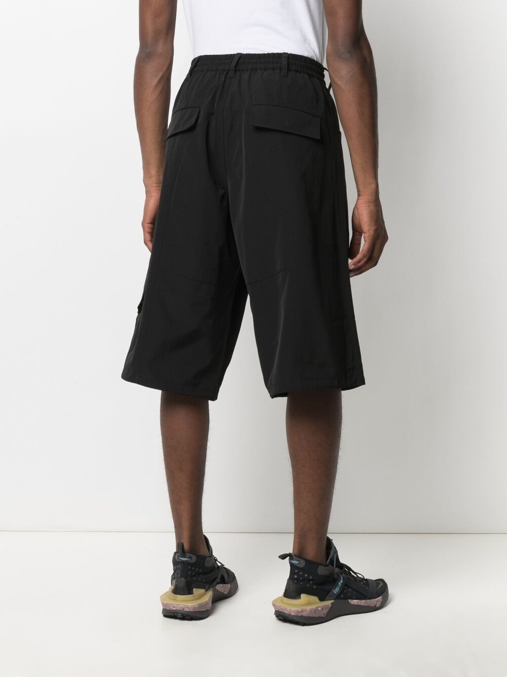 drawstring waist bermuda shorts - 4