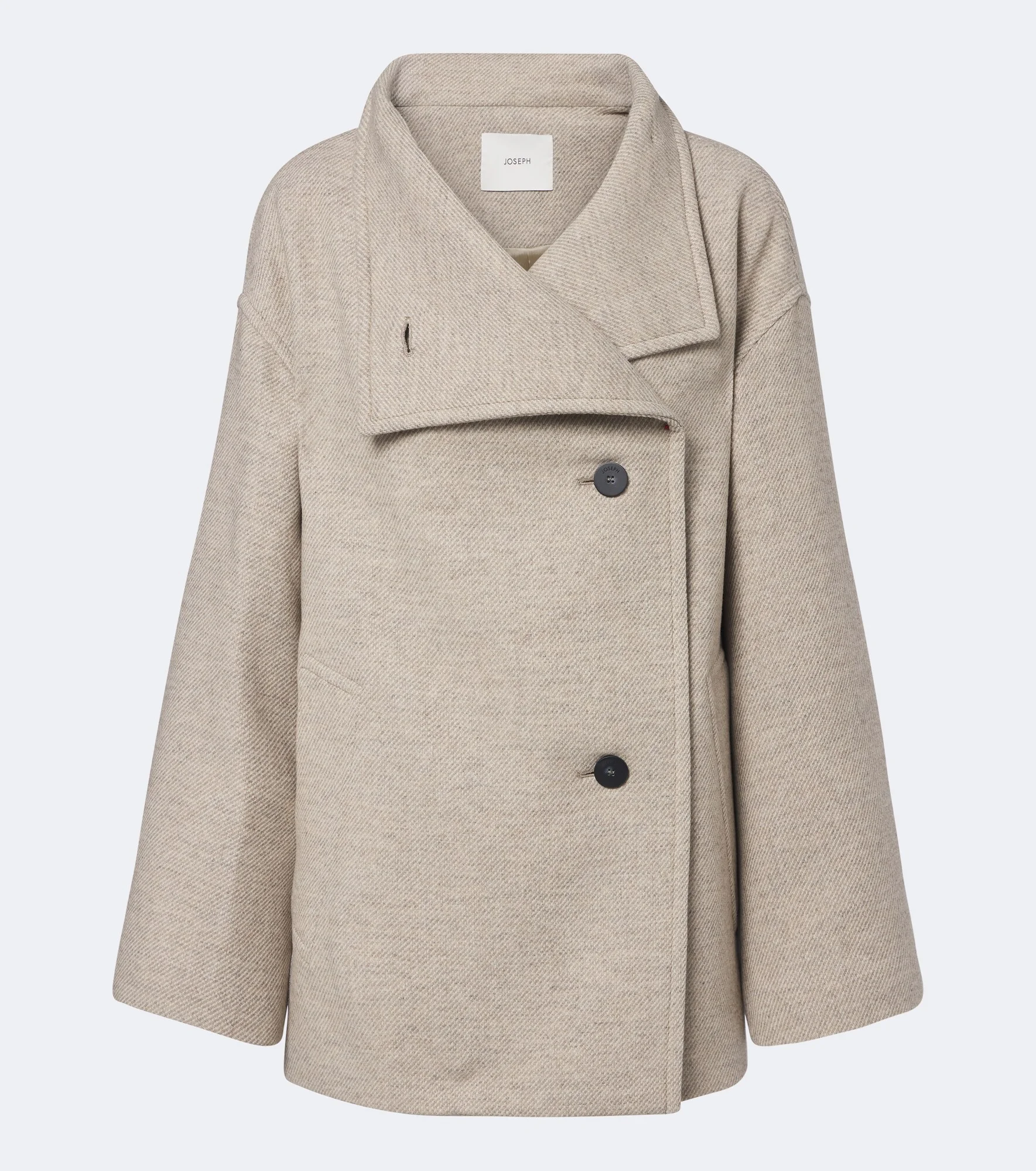 Isaia wool-blend peacoat - 1