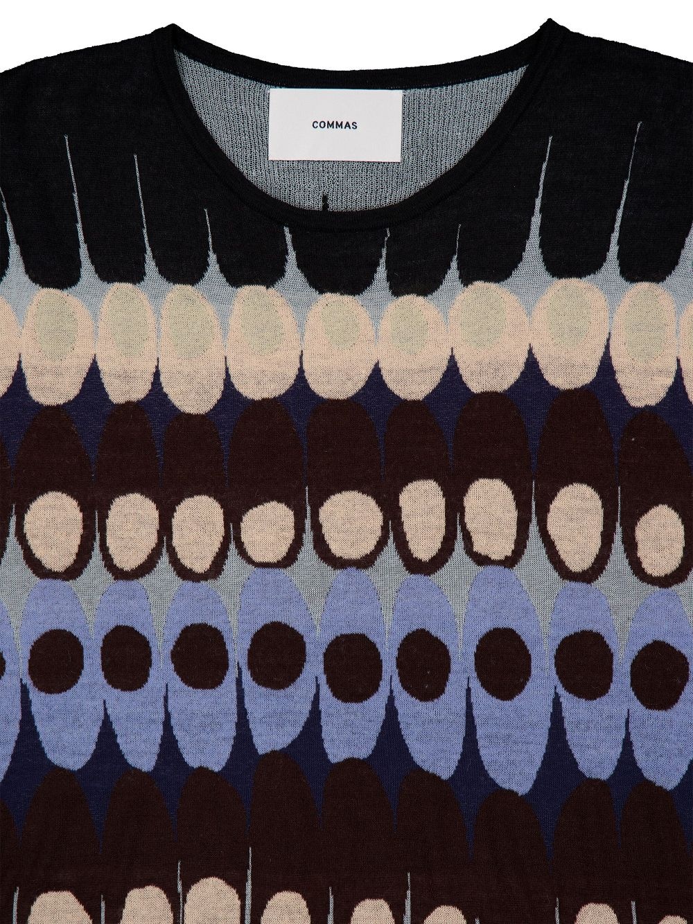 jacquard crew-neck jumper - 3