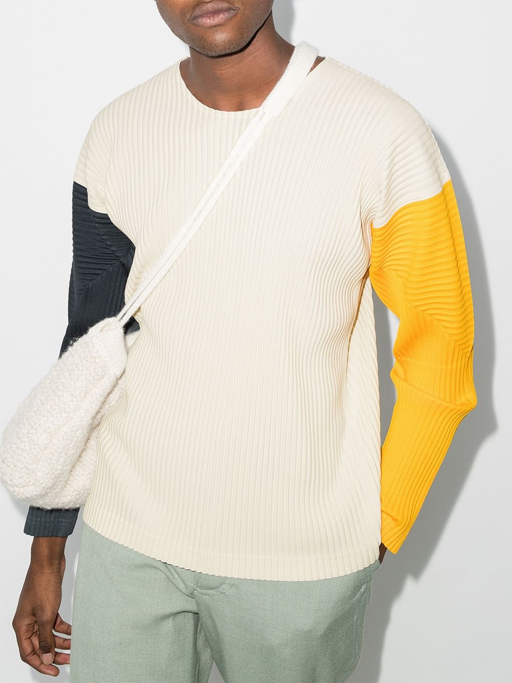 colour-block ribbed jumper - 2