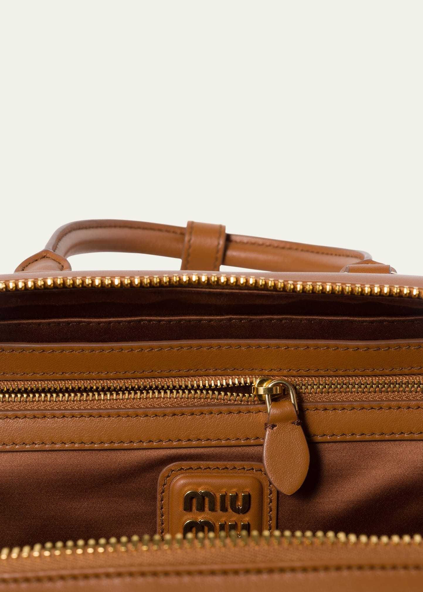 Arcadie Large Leather Top-Handle Bag - 3