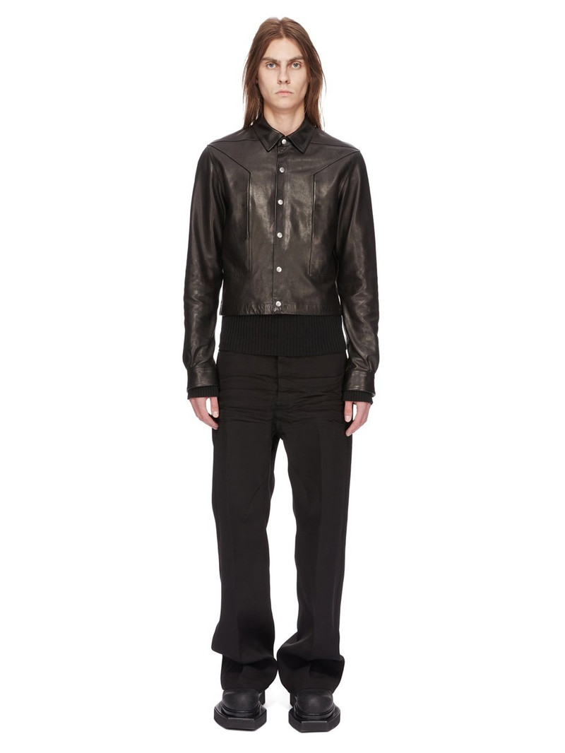 Alice Strobe leather shirt jacket 9