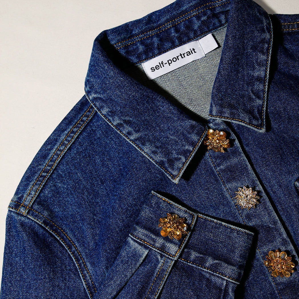 Denim Jacket With Buttons - 4