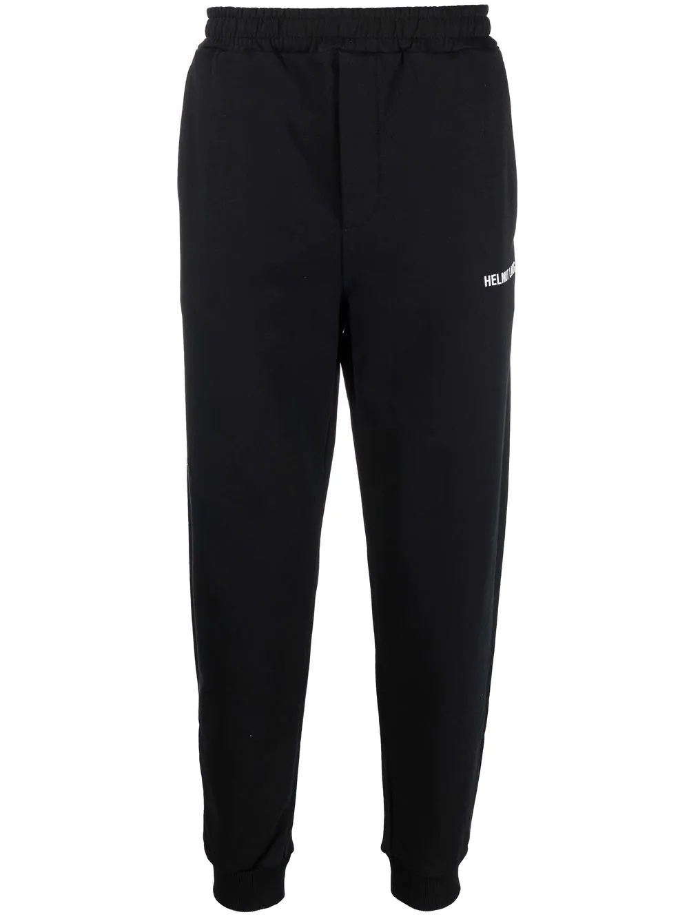 logo-print tapered track pants - 1