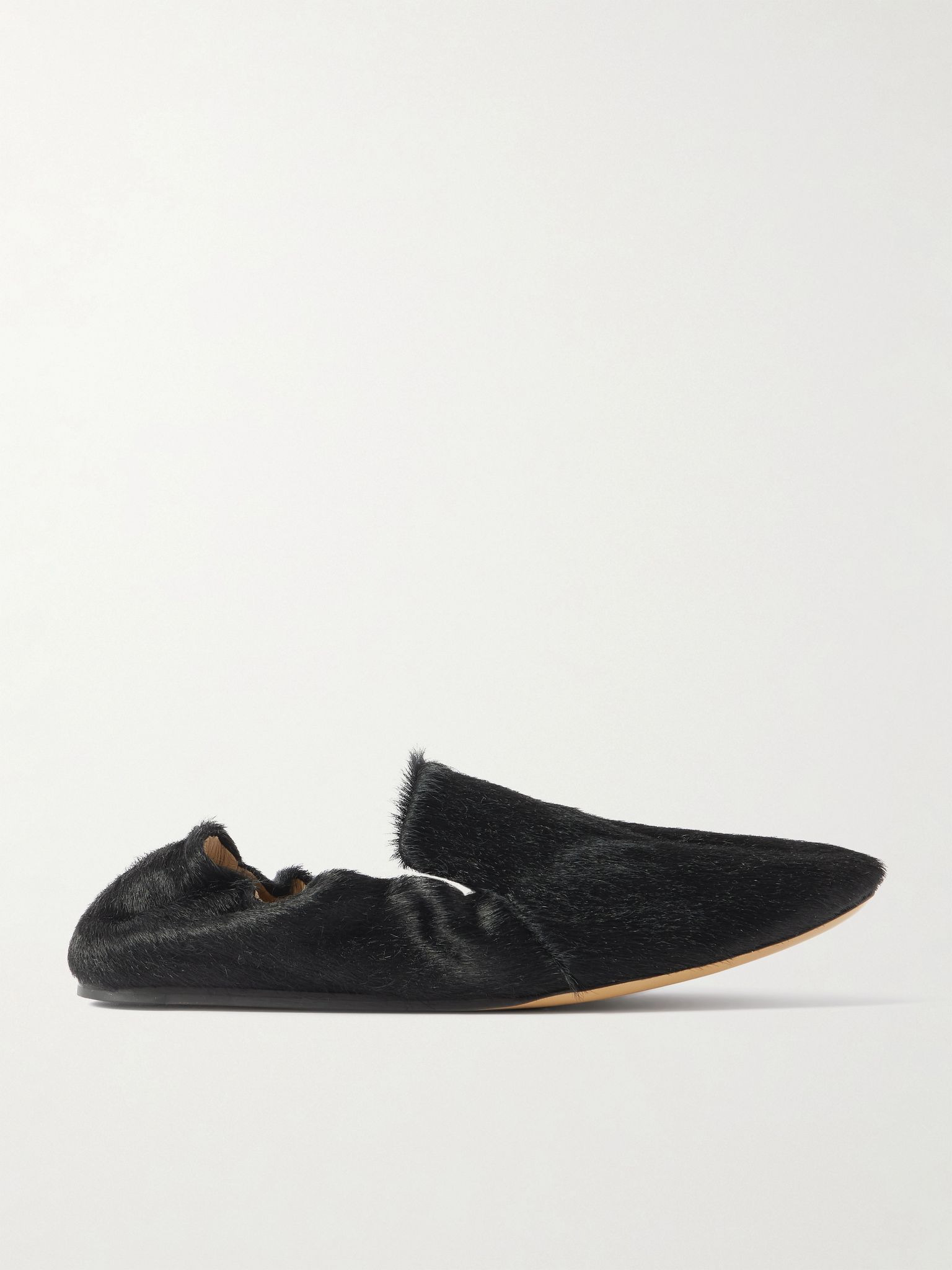 Orlando calf hair loafers Black - 1