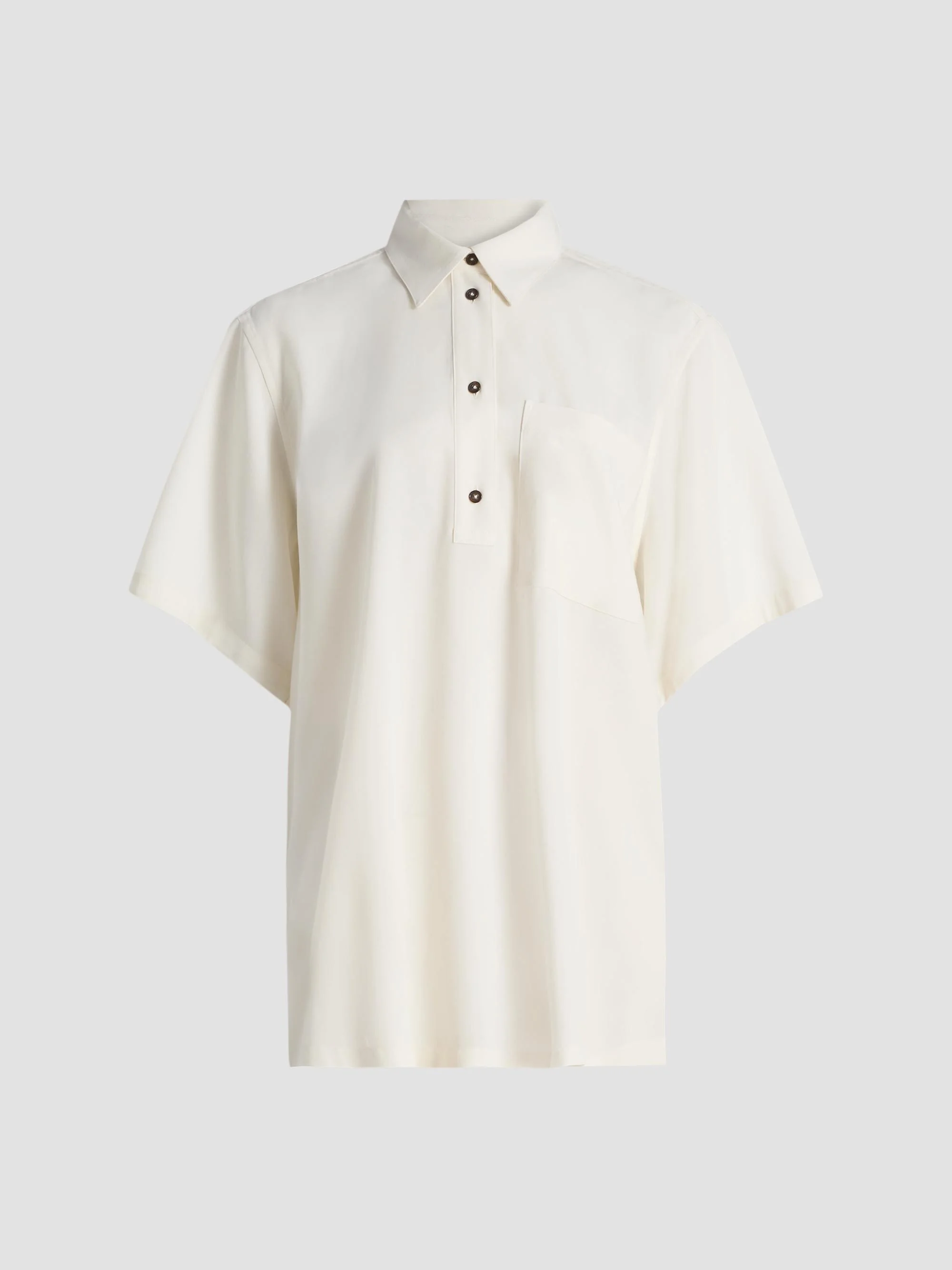 Women's Fluid Polo Shirt - Ecru - 1