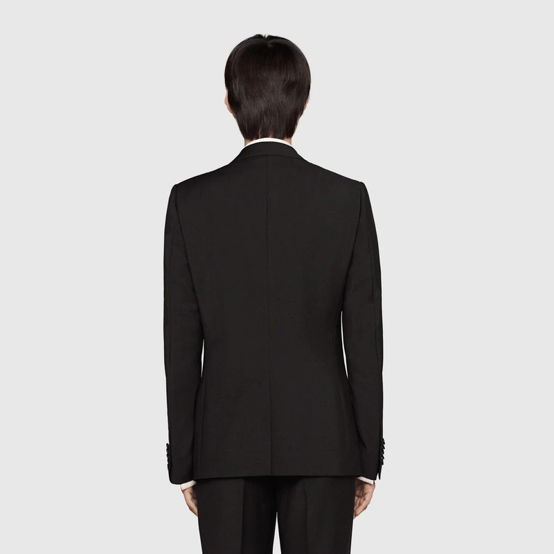 Fitted mohair wool tuxedo 4