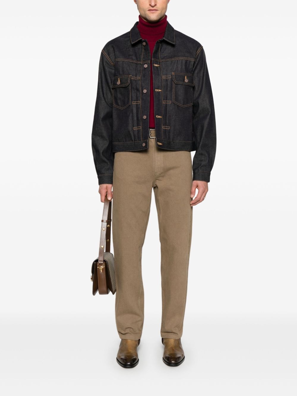 Pegaso-embroidered wool sweater - 2