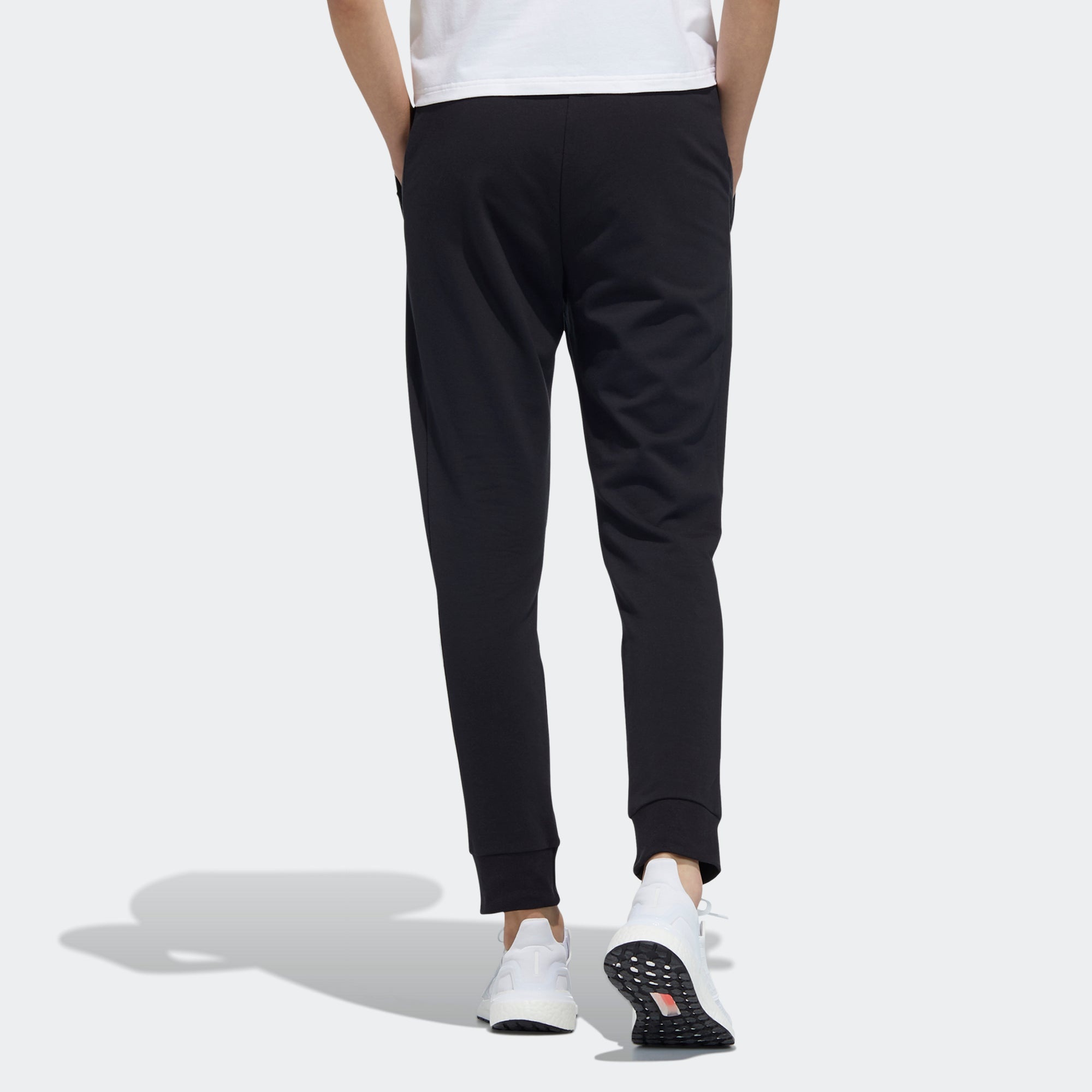 (WMNS) adidas Fi Pt Ft 3s Stripe Casual Sports Bundle Feet Long Pants/Trousers Black GP0661 - 3