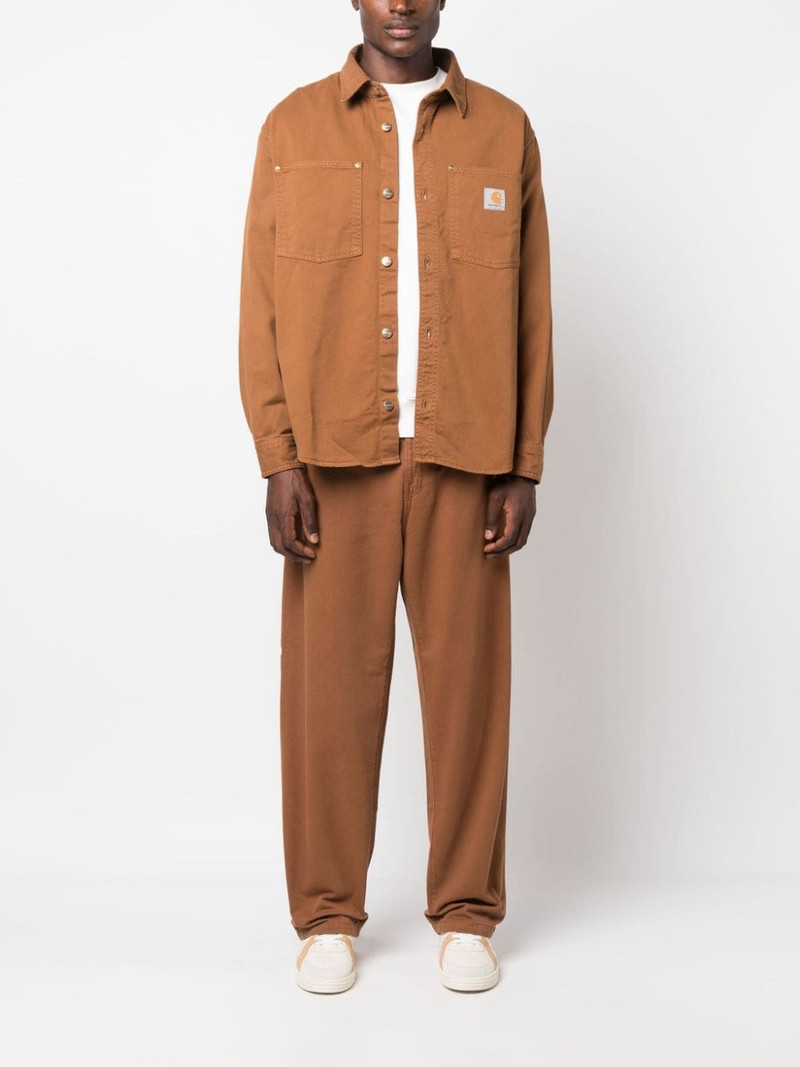 Carhartt logo-patch cotton shirt outlook