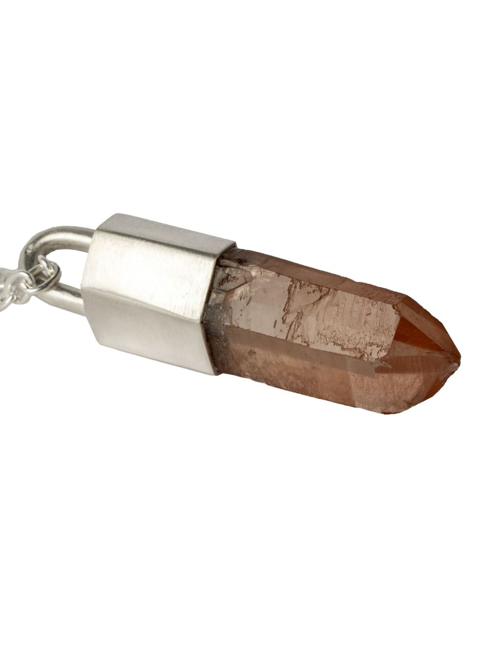 sterling silver Talisman quartz necklace - 3