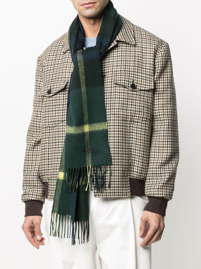 Mulberry plaid check scarf outlook