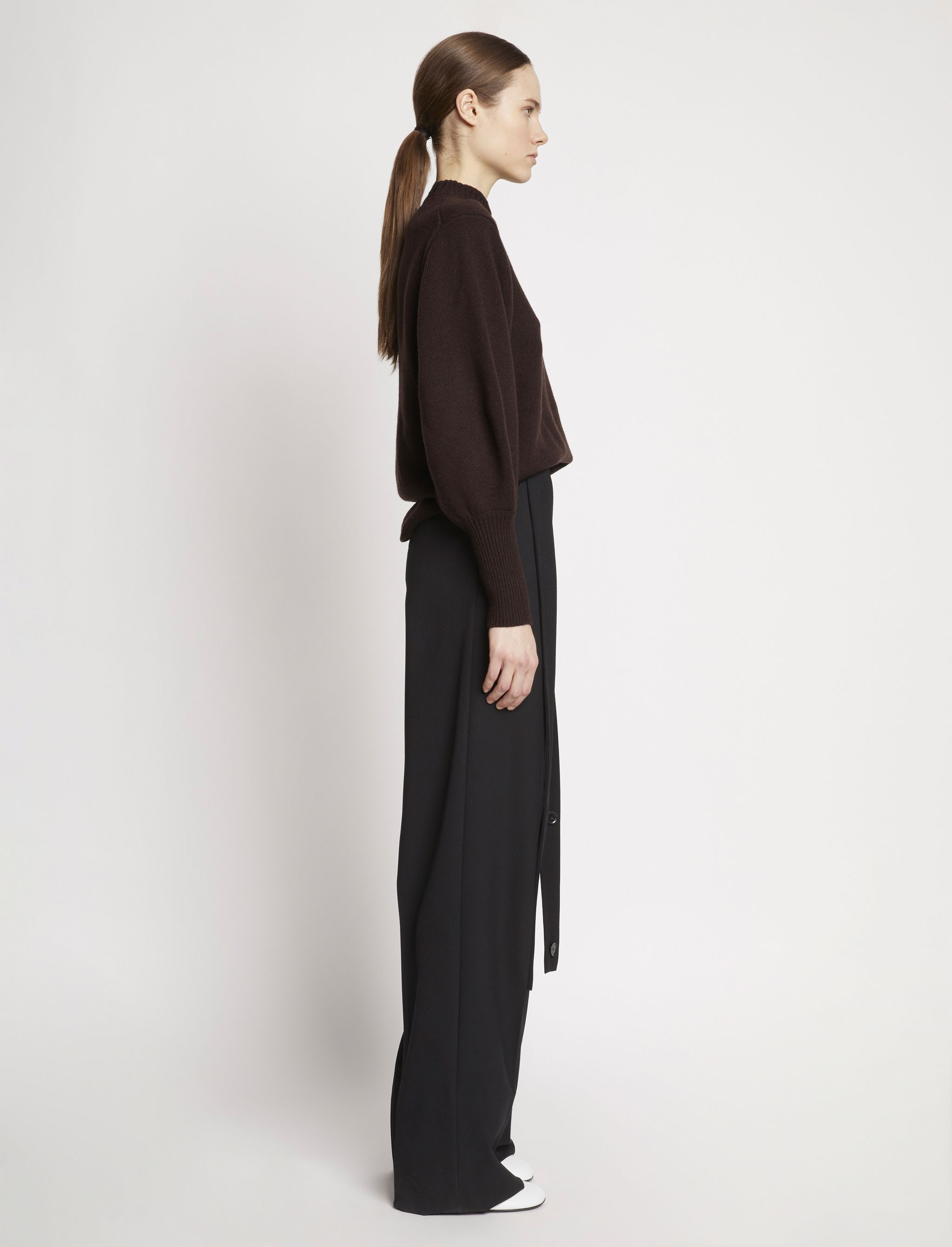 Eco Cashmere Balloon Sleeve Sweater - 4