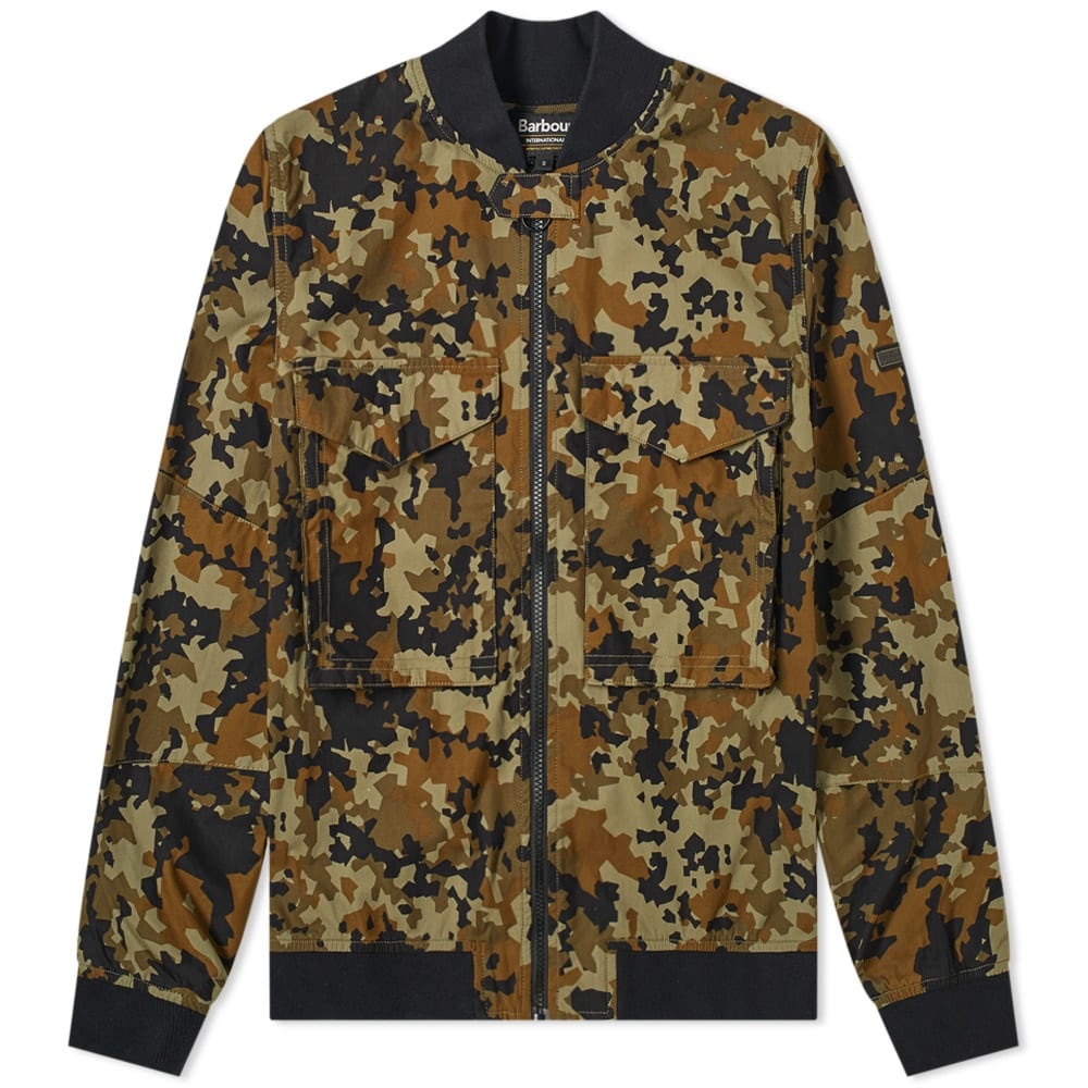 Barbour International Hex Camo Zip Thru - 1