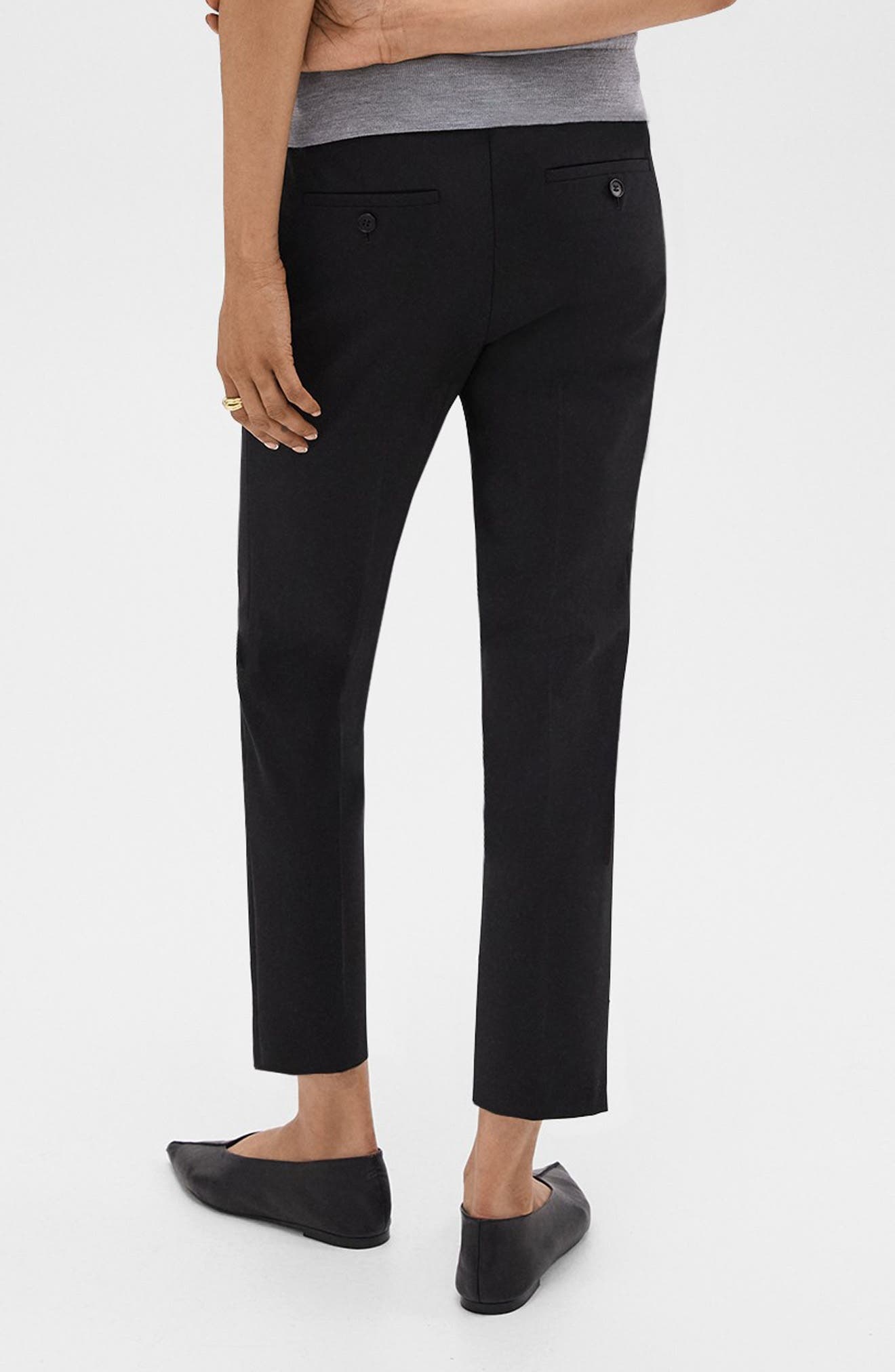 Theory Treeca 2 Crop Suit Pants in Black at Nordstrom - 2