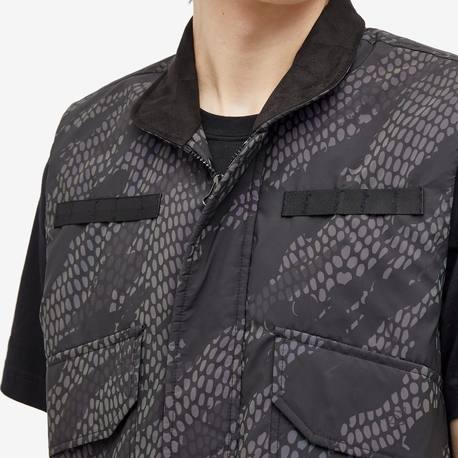 Maharishi Reflective Camo Padded Flak Vest - 5