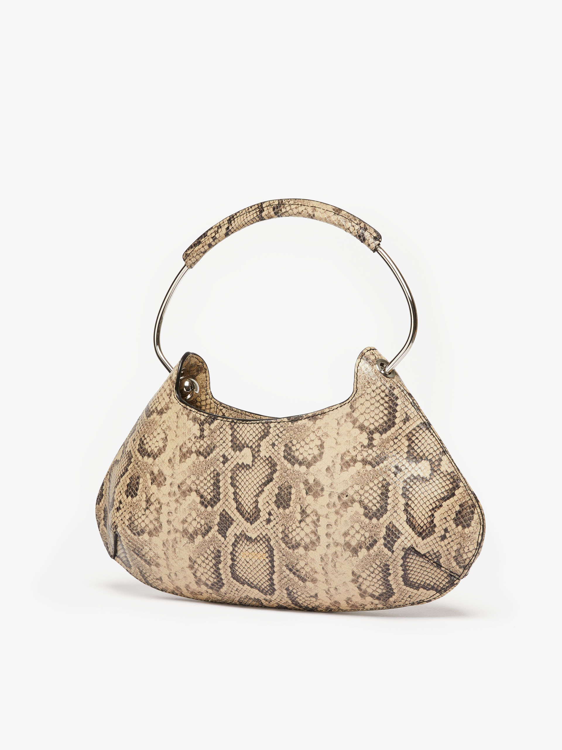 CAJU4 Medium Caju bag in python-print leather - 2