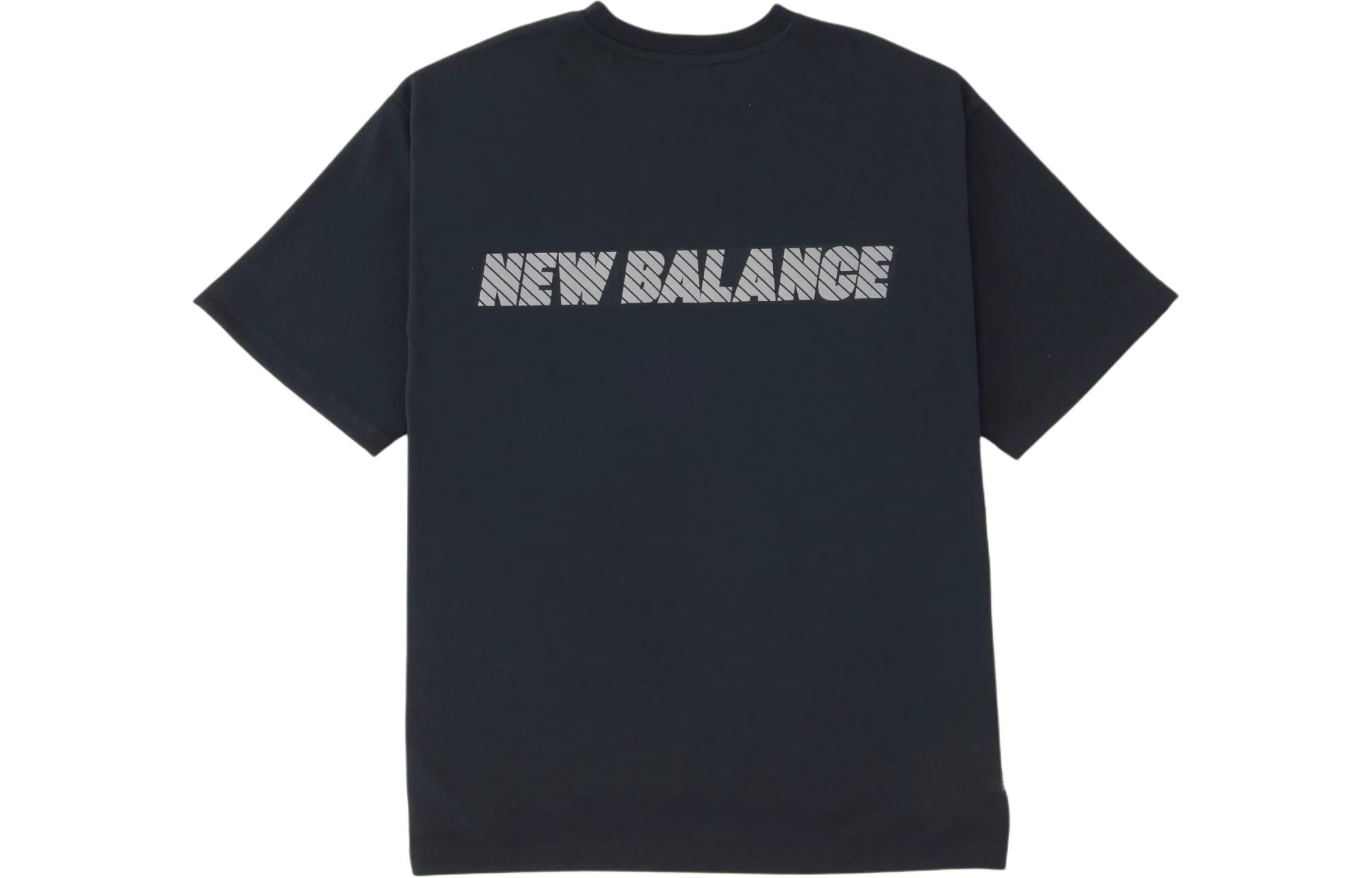 New Balance MET24 Reflection NB Logo T-Shirt 'Black' AMT45005-BK - 2