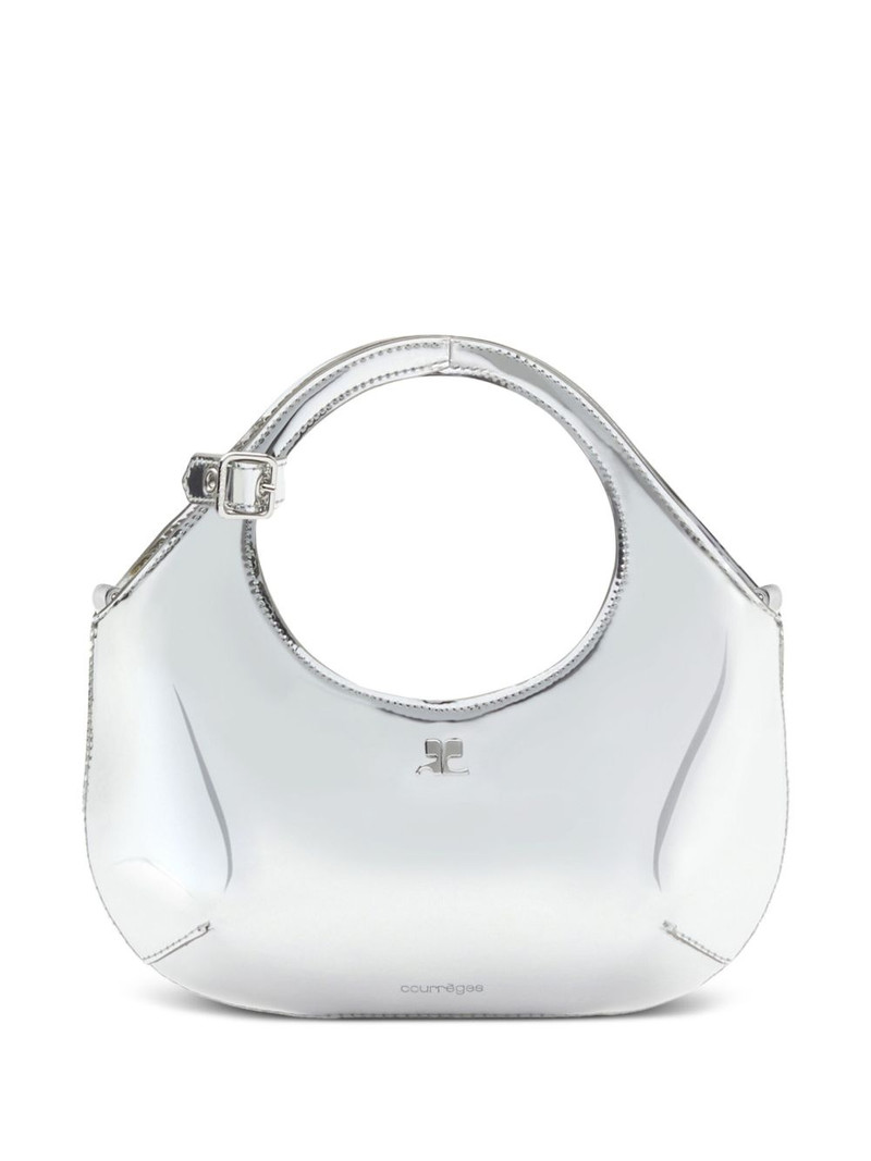 mini Holy metallic-effect tote bag 1