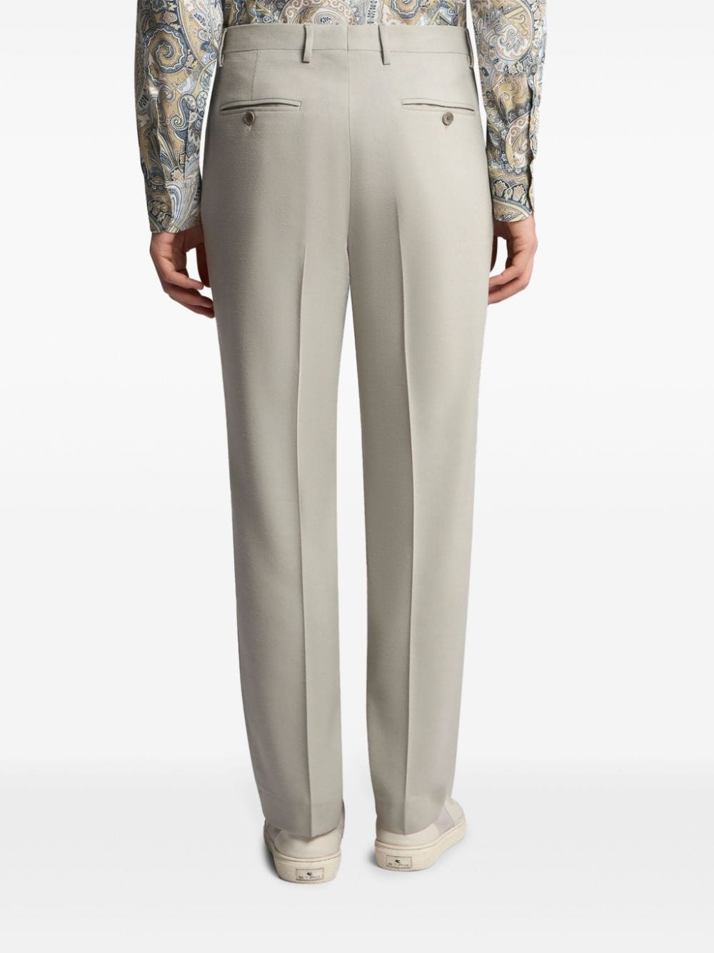 tailored wool trousers - 4