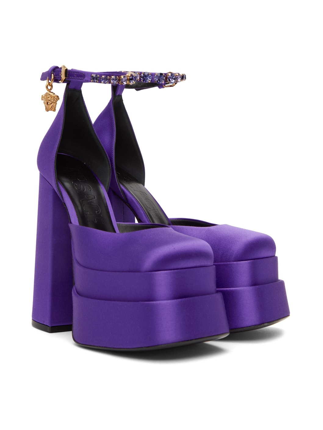 Purple Aevitas Platform Heels - 4