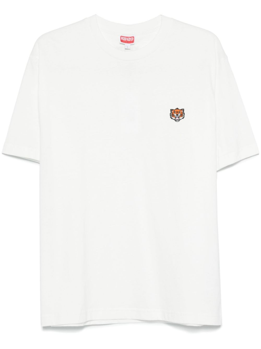 "Lucky Tiger" Embroidered T-Shirt. - 1