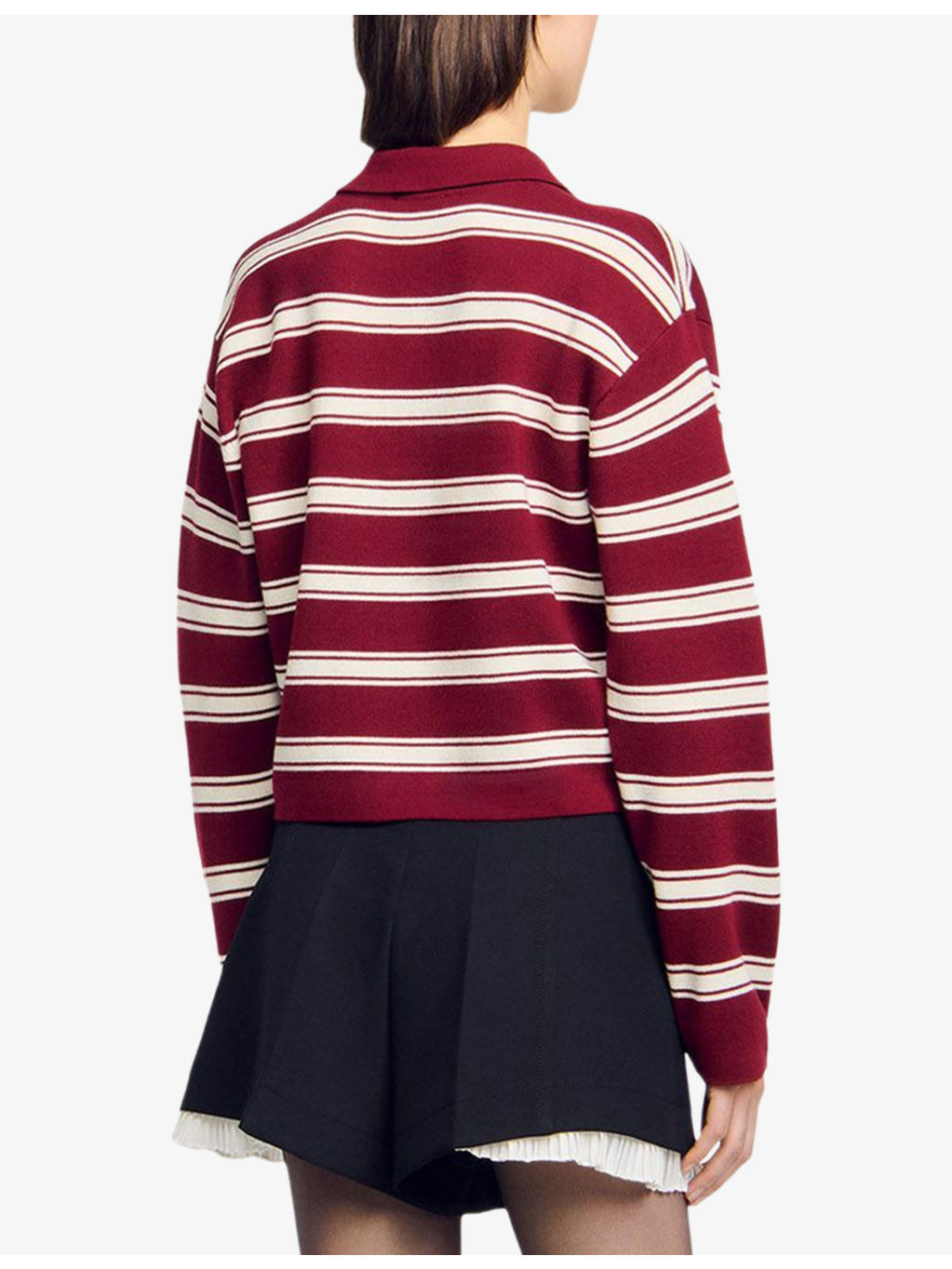 Striped Polo-Collar Wool-Blend Jumper - 4