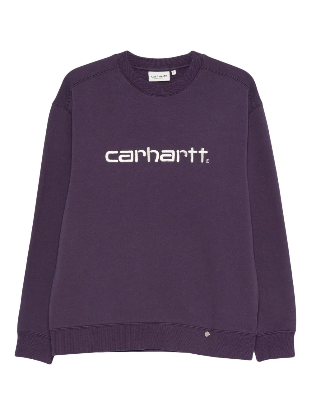 embroidered-logo sweatshirt - 1