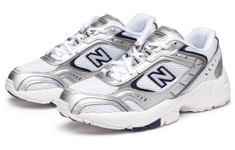 (WMNS) New Balance NB 452 Sneakers 'White Silver Black' WX452SA - 2