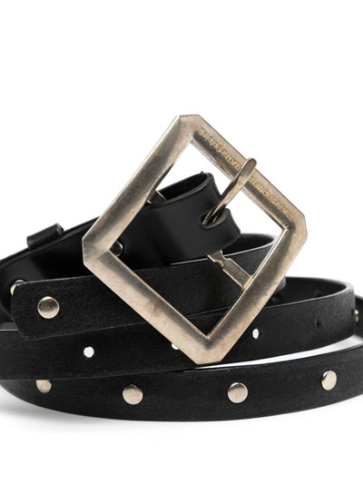 TAKAHIROMIYASHITA TheSoloist. stud-embellished leather belt outlook
