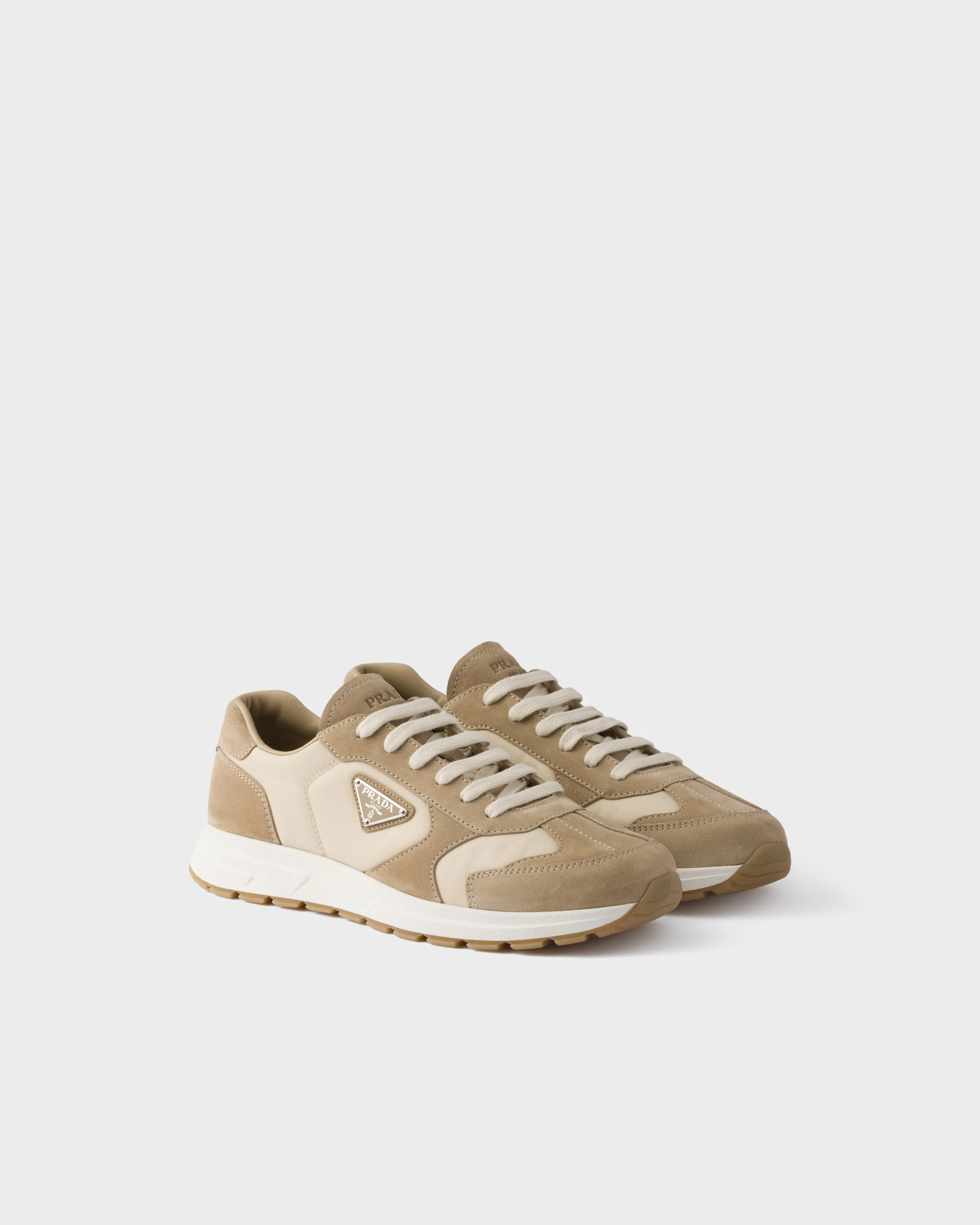 Prax suede and Re-Nylon sneakers - 1