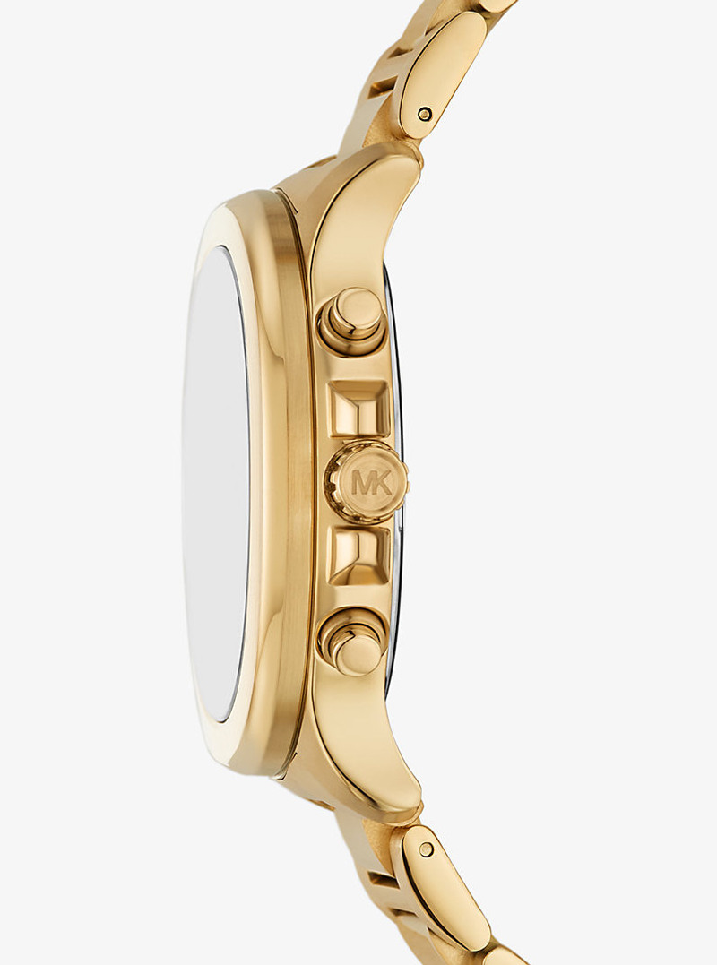 MICHAEL KORS Oversized Sage Gold-Tone Watch outlook