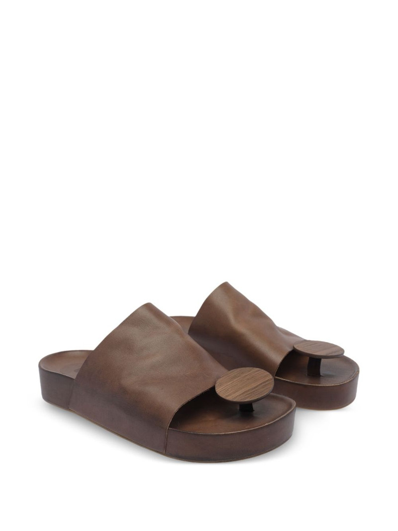 UMA WANG leather sandals outlook