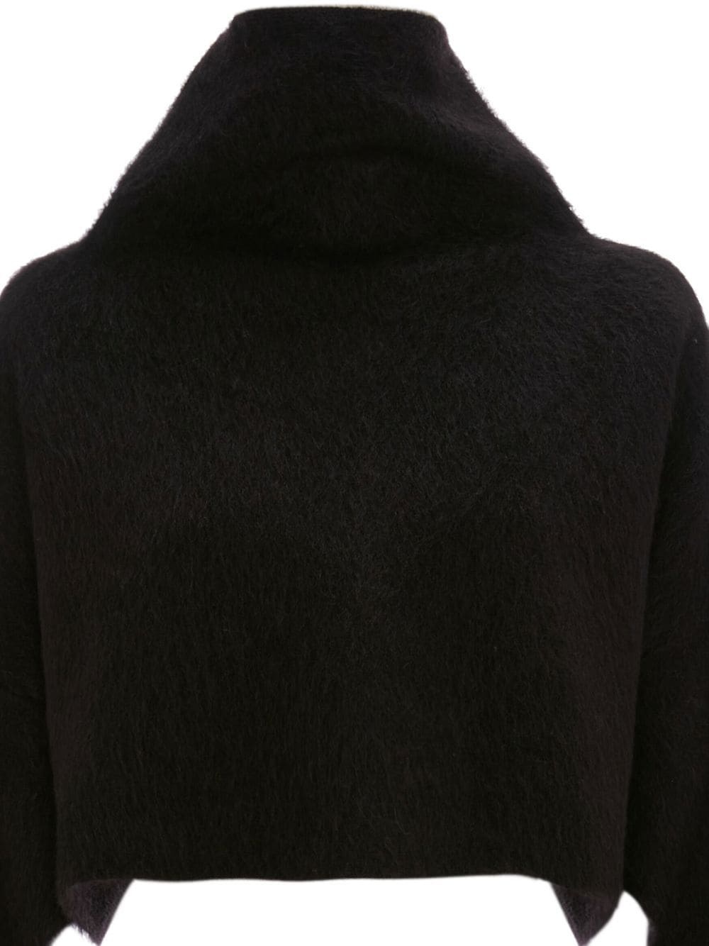 cut-out oversized cropped jumper - 5