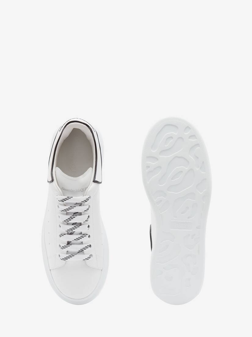 Men's Oversized Sneaker in White/black - 4