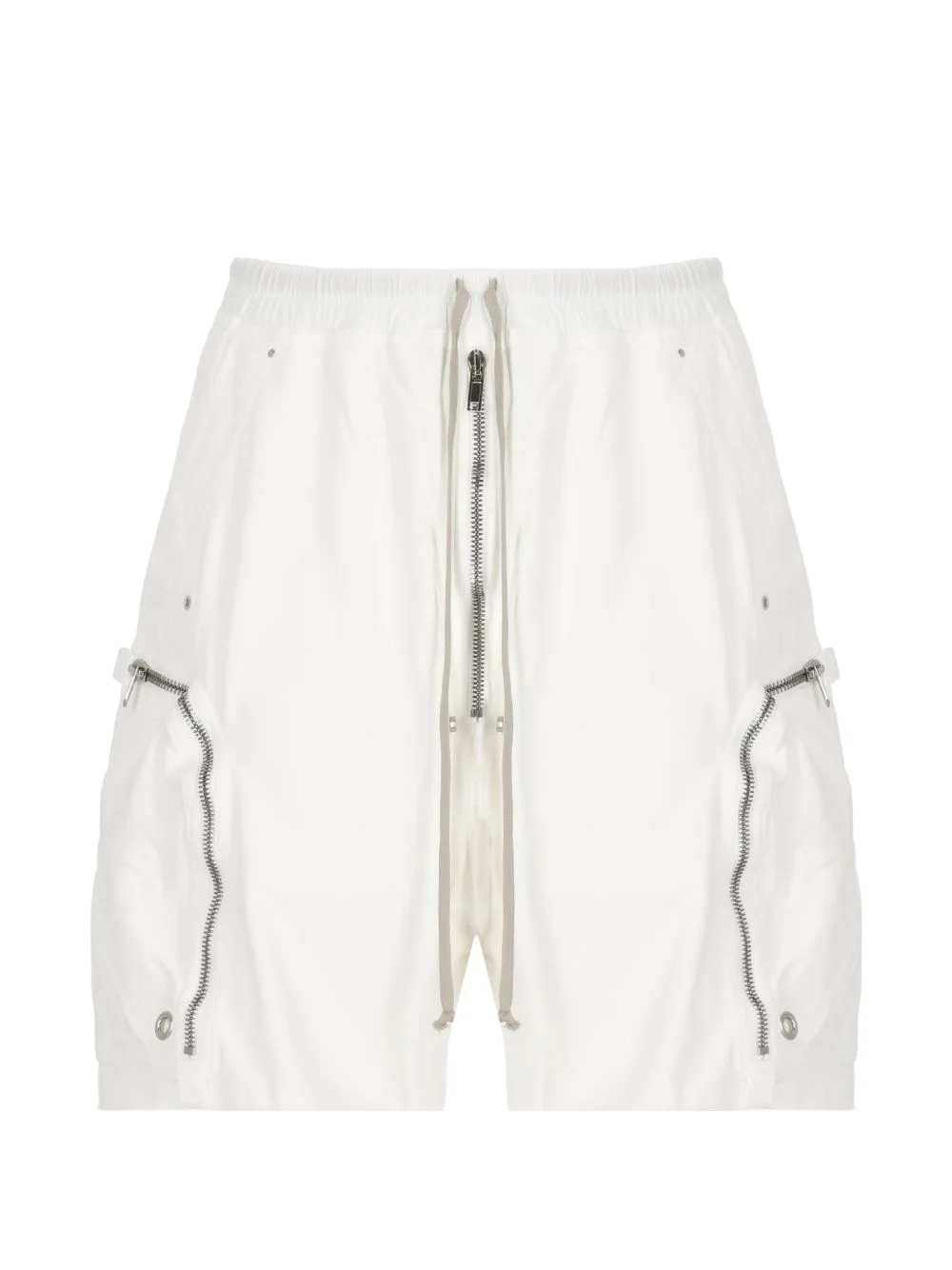 drawstring zip shorts - 1