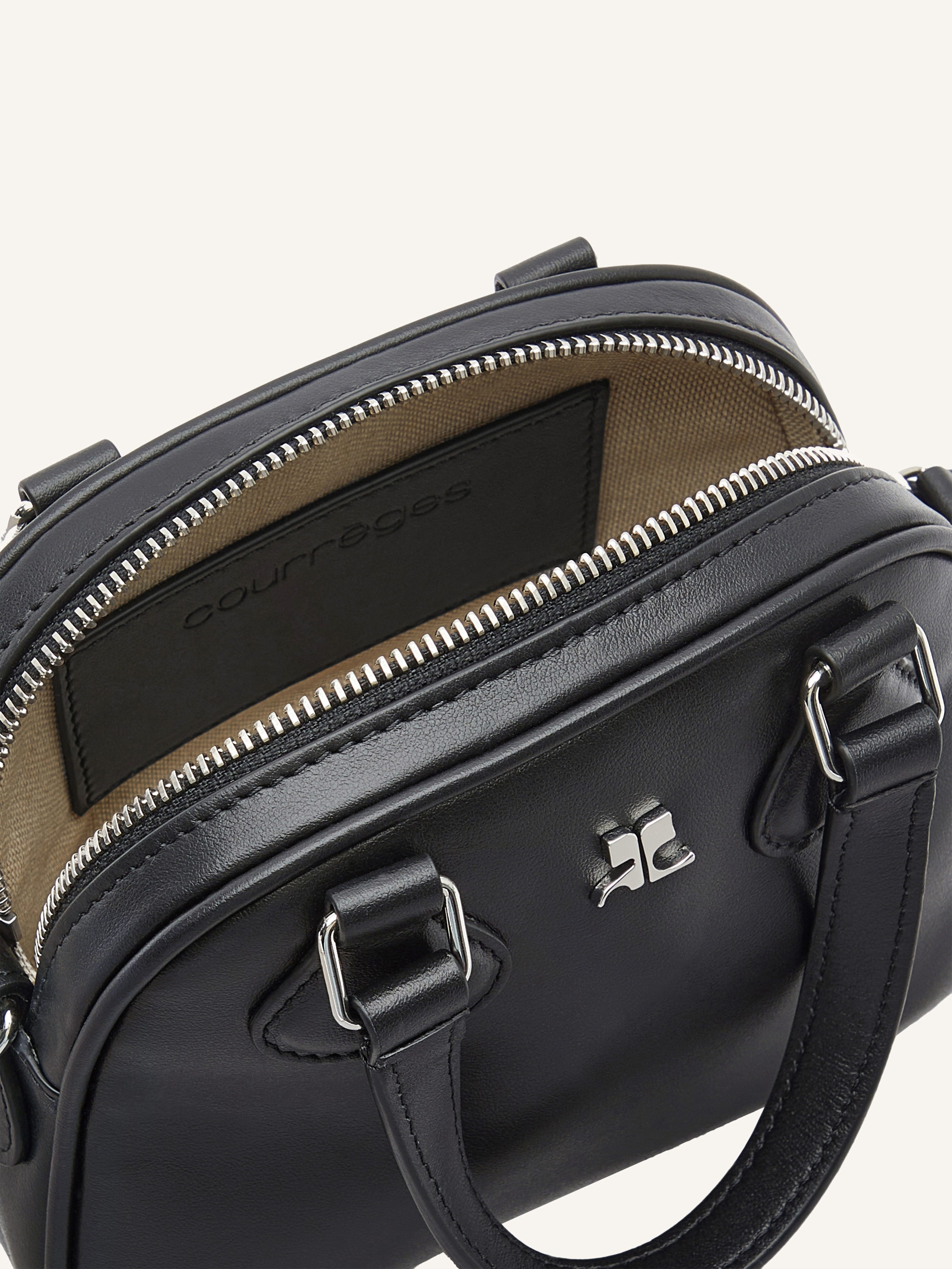 AC STUD MINI LEATHER BOWLING BAG - 4