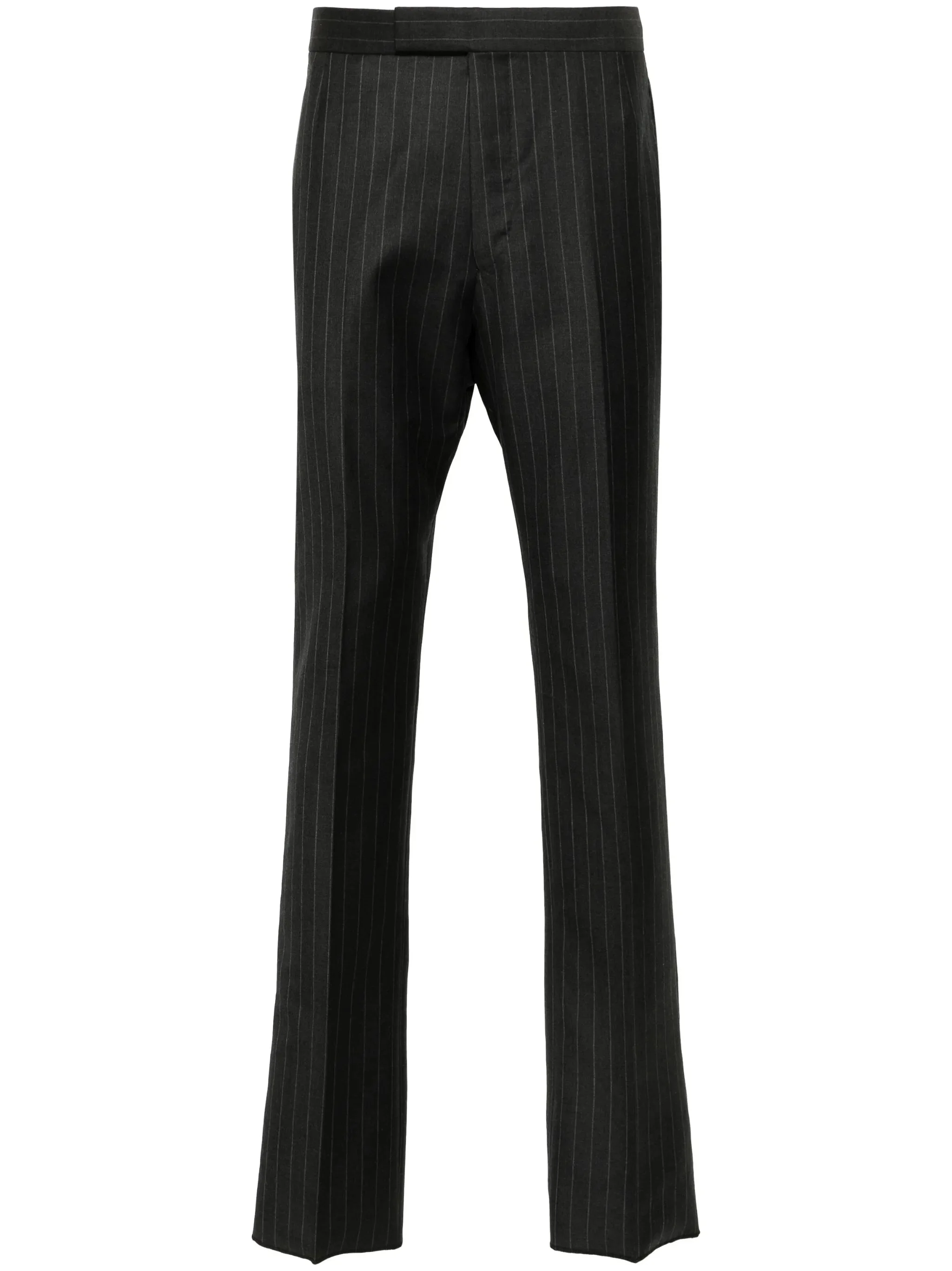 pinstripe wool trousers - 1