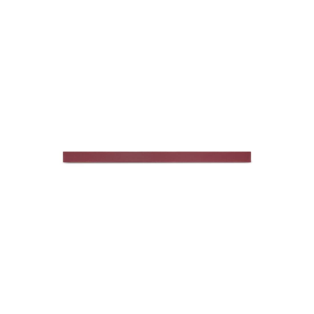 Bb Thin Belt in Red/black - 2