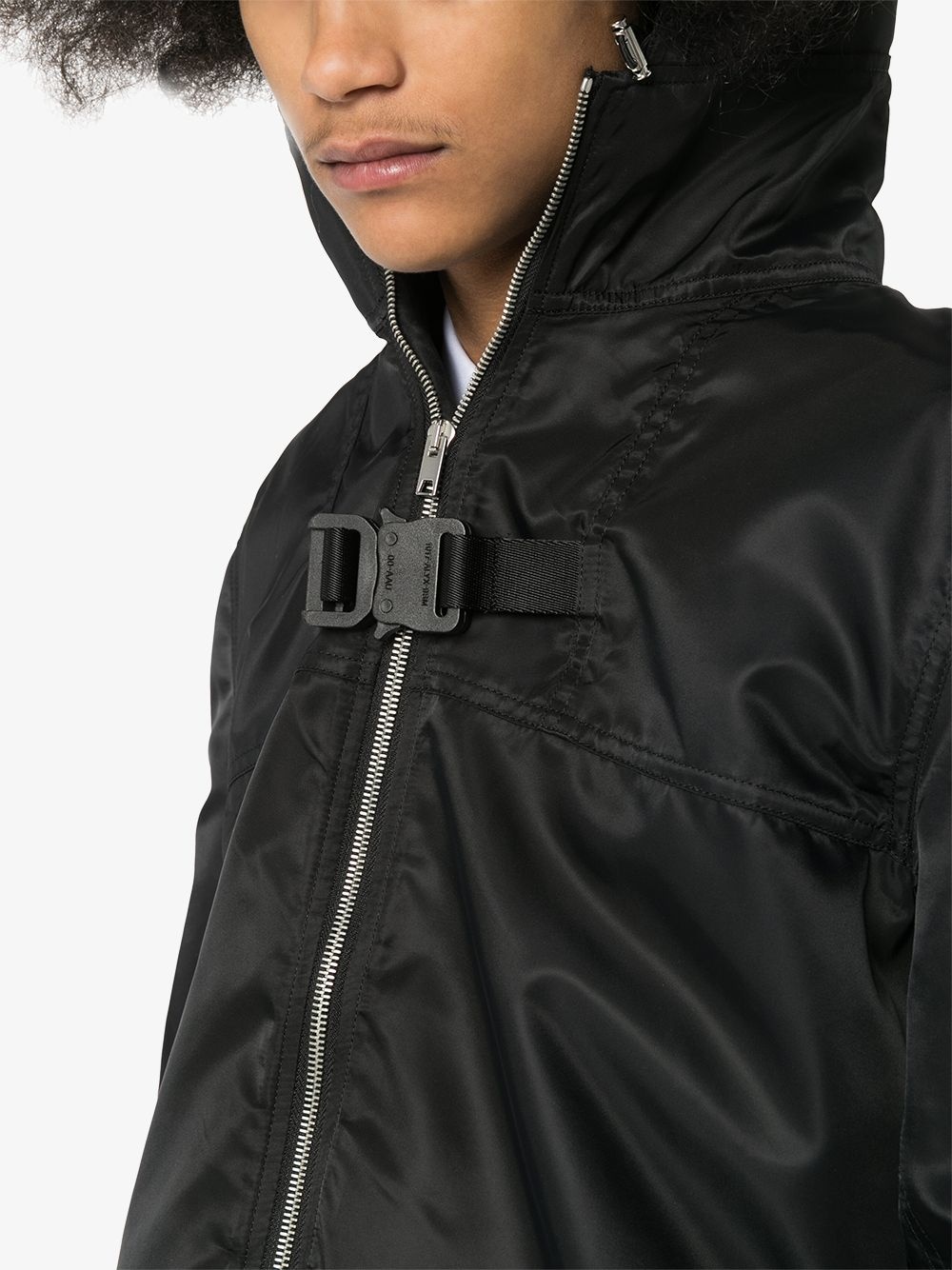 hooded zip-up jacket - 5