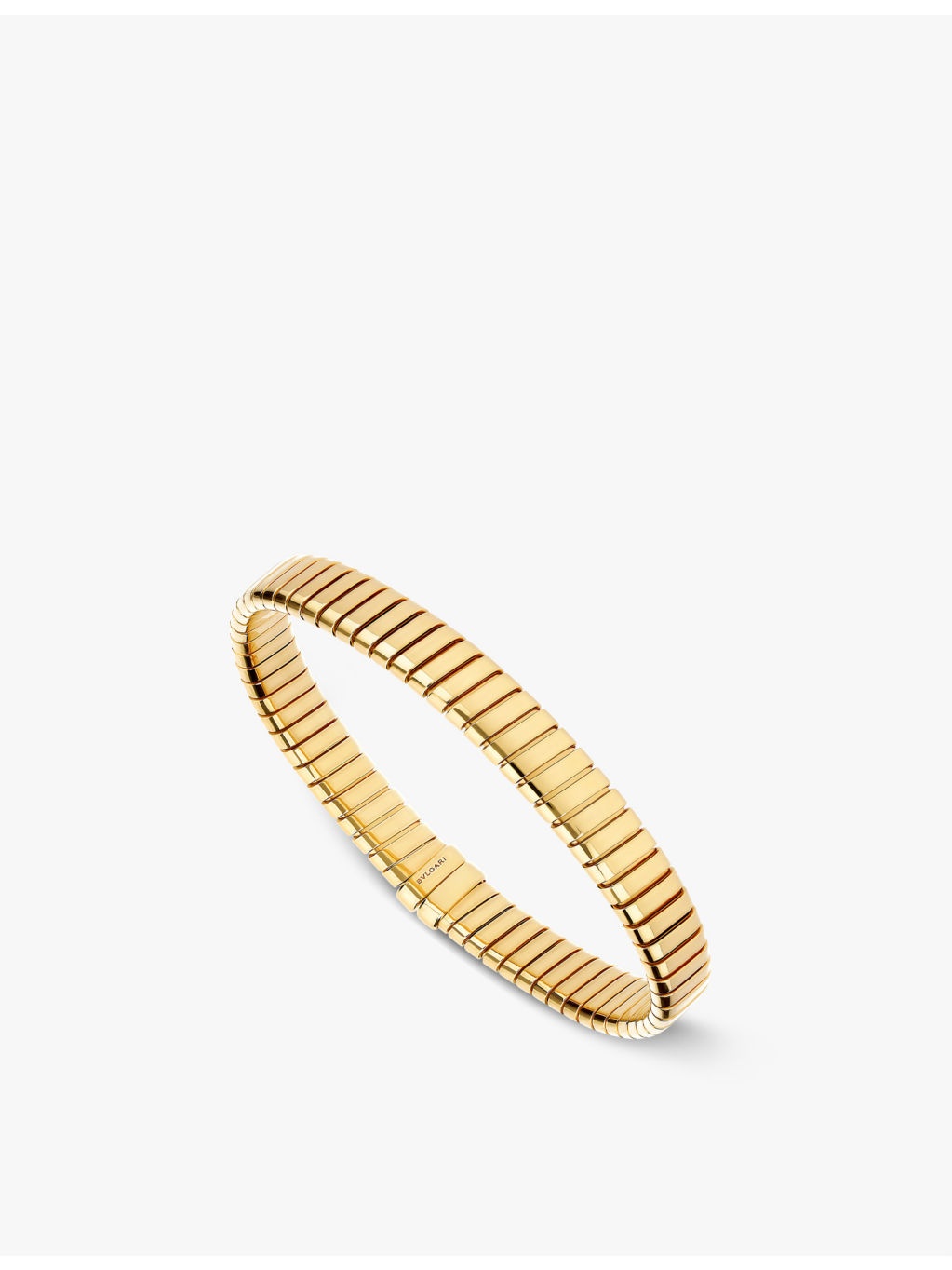 Bvlgari Tubogas 18ct yellow-gold bracelet - 4