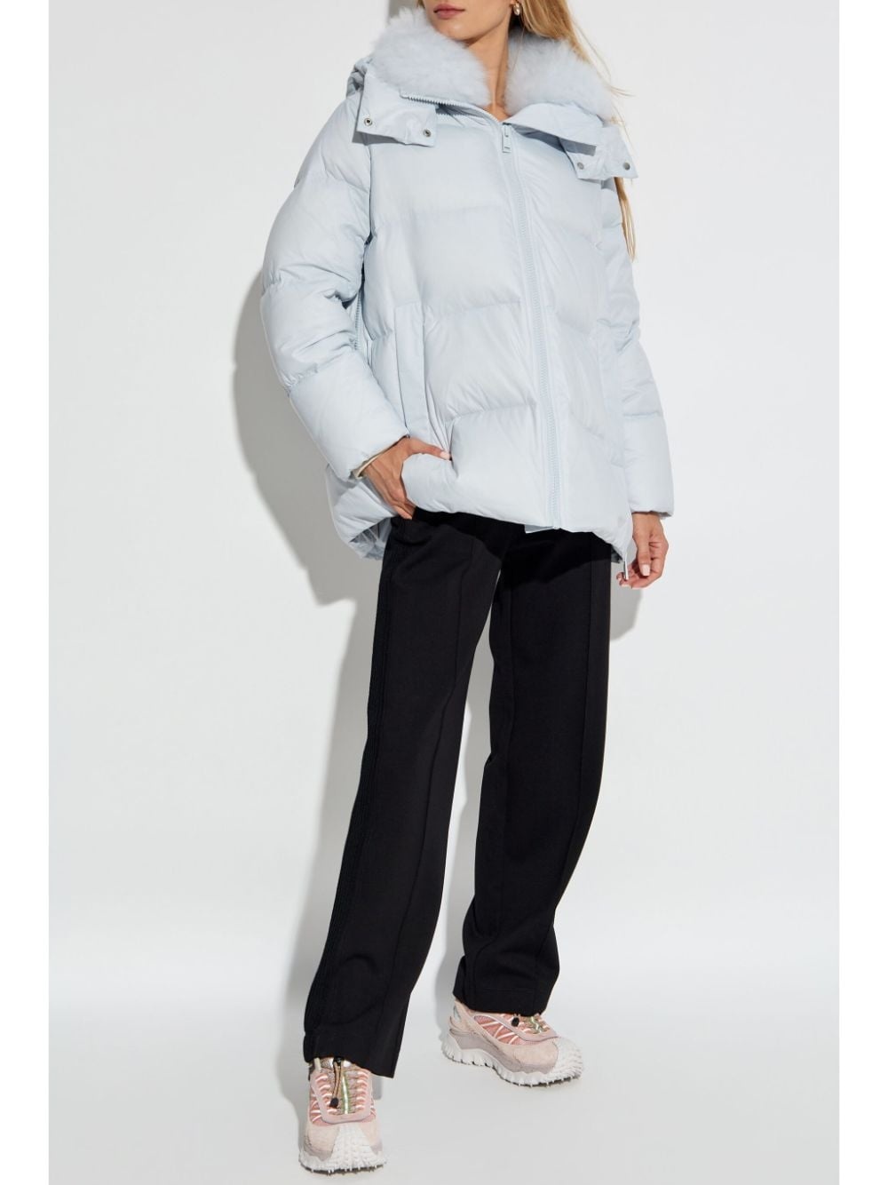 shearling-lined jacket - 2